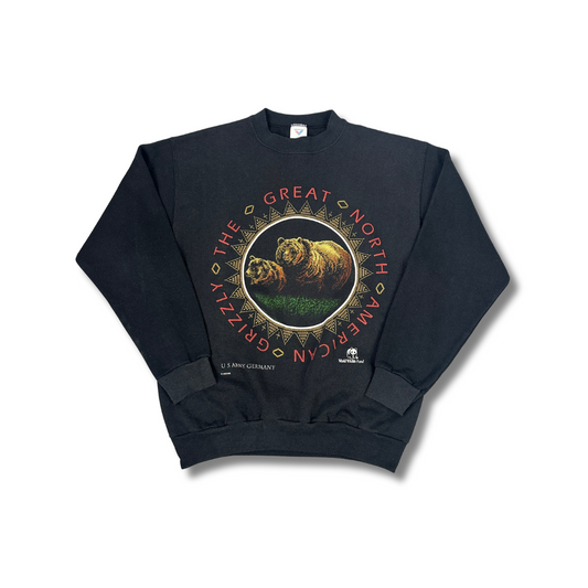 Vintage US Army Germany Sweater Schwarz (L)