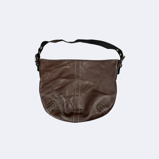 Y2K Coach Vintage Hobo Bag Braun - Echtleder Handtasche