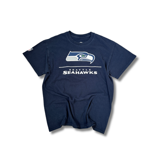 Seattel Seahawks Wilson T-Shirt Dunkelblau (M)