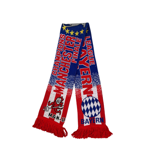 Vintage FC Bayern München Schal Champions League Finale 1999 Manchester