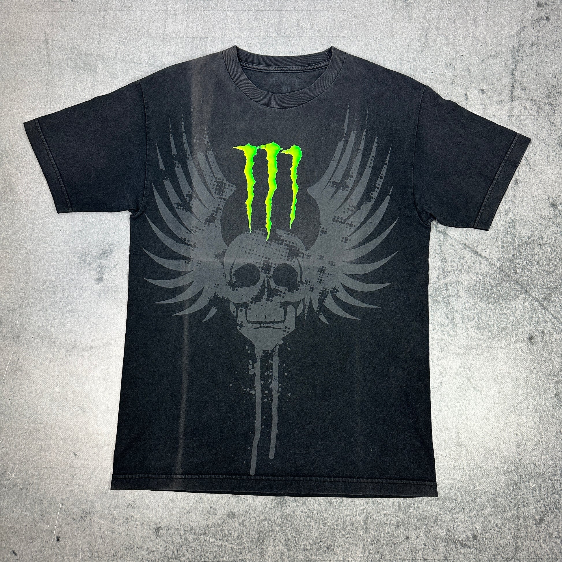 Vintage Monster Energy T-Shirt Schwarz (M-L)
