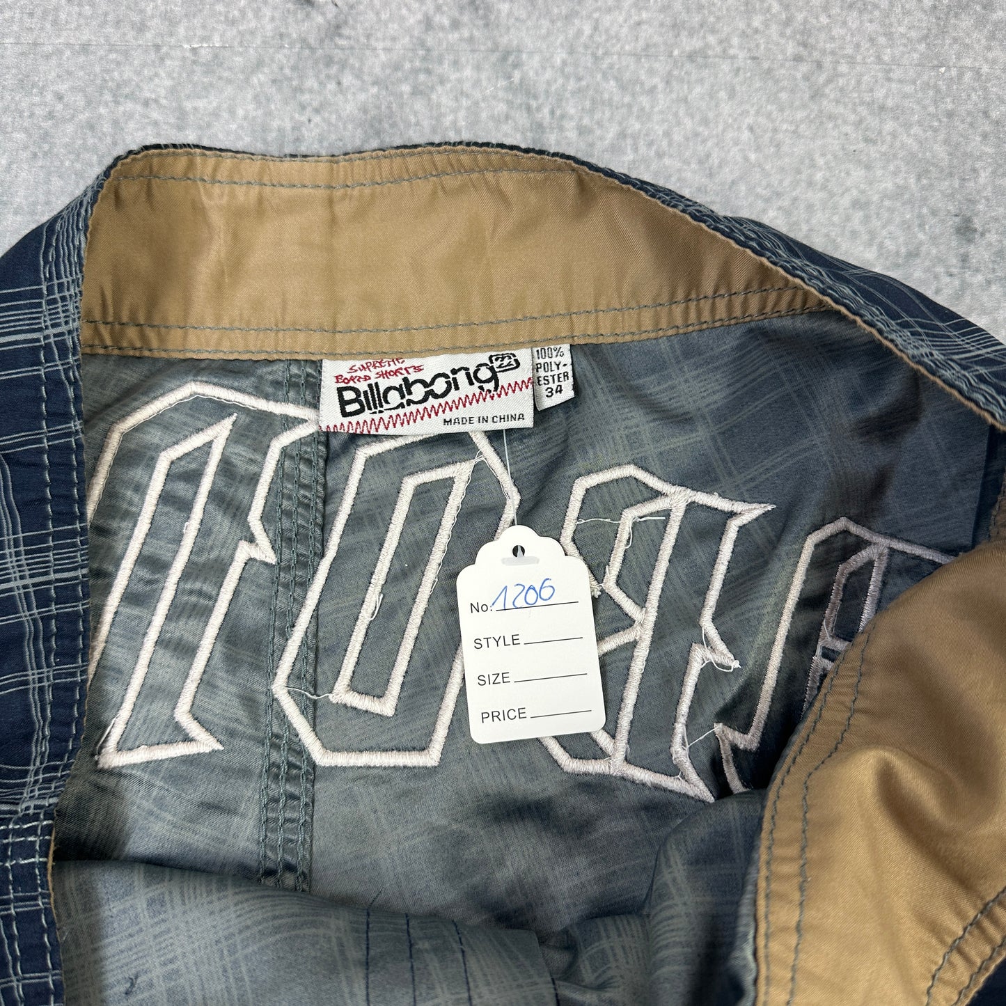Y2K Billabong Shorts Blau (34)