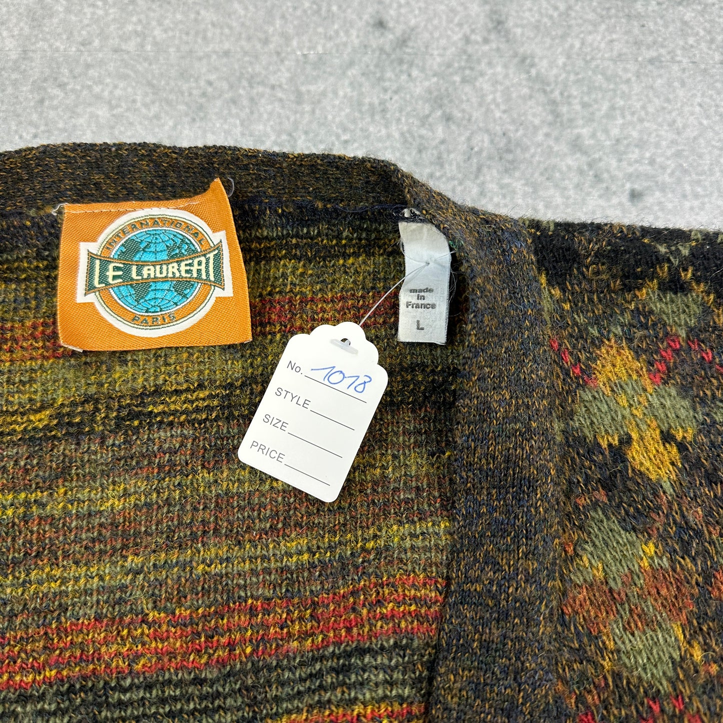 Vintage Le Laurel Cardigan Braun (L)