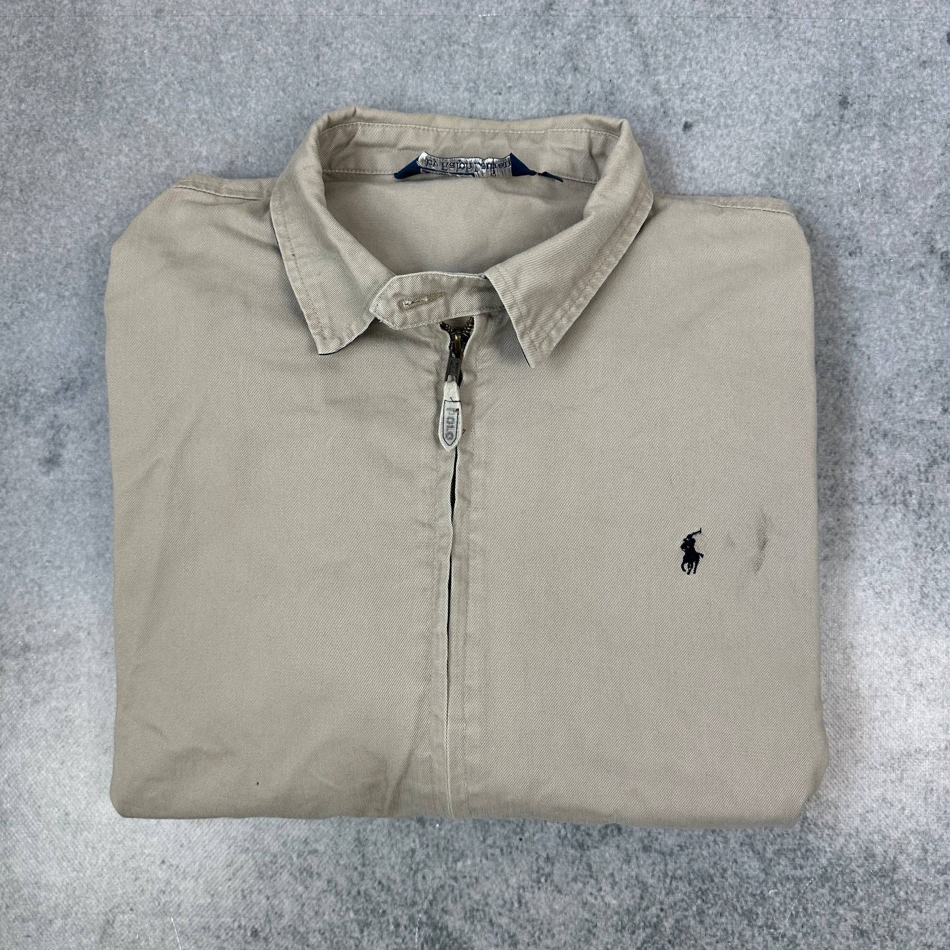 Vintage Polo Ralph Lauren Harrington Jacke Beige (XL)