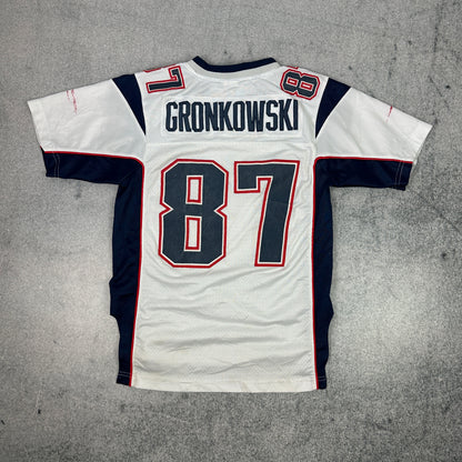 Nfl Equipment On Field New England Patriots / Rob Gronkowski Trikot Weiß (Kindergröße M)