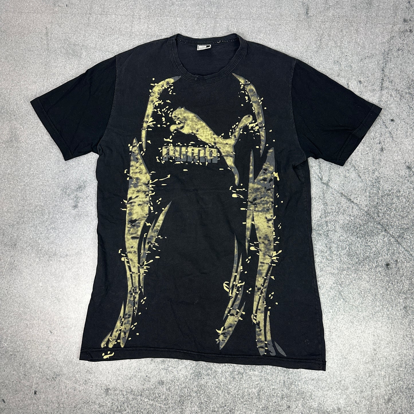 Vintage Puma T-Shirt Schwarz (XL)