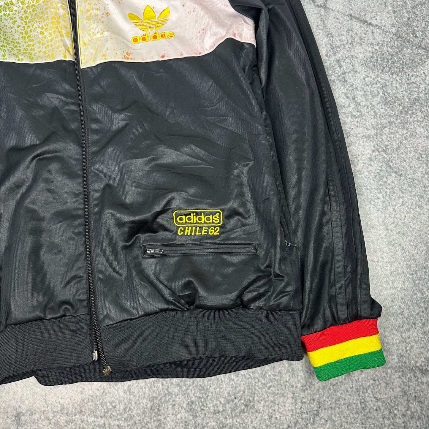 Adidas Chile 62 Trainingsjacke Schwarz (M)