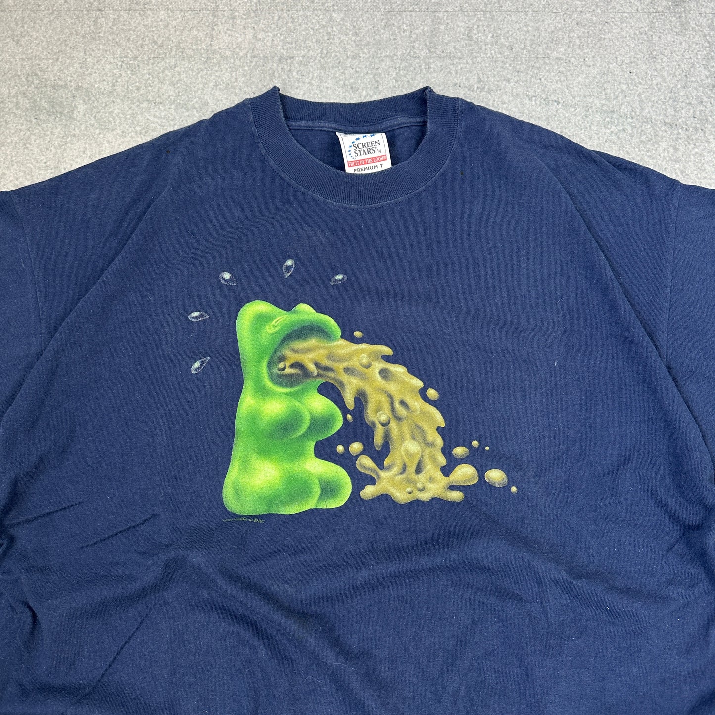 Vintage Screen Stars Gummibärchen T-Shirt Blau (XL)