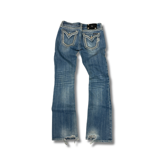 Y2K Miss Me Jeans 25 (XS)