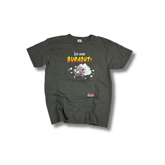 Vintage Ich Hab Bunrout Moto Mania T-Shirt Grau (L)