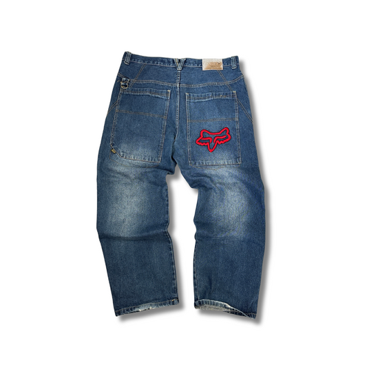 Vintage Fox Baggy Jeans (38)