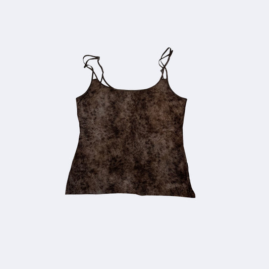 Y2K Brown Sheer Cami – Soft Mesh Look | L'Aventure (40)