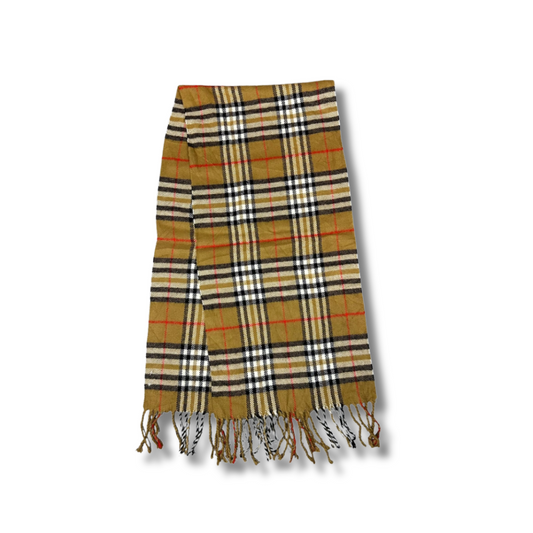 Vintage Burberry Cashmere Schal Braun
