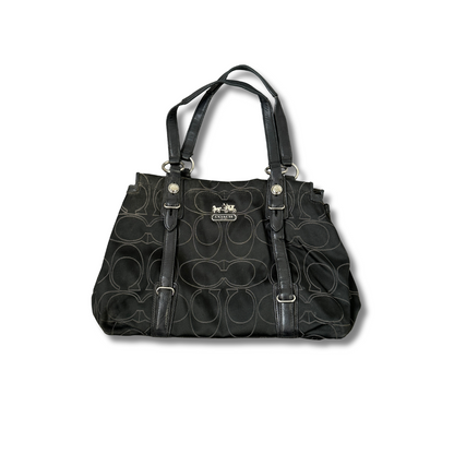 Vintage Coach Handtasche Schwarz