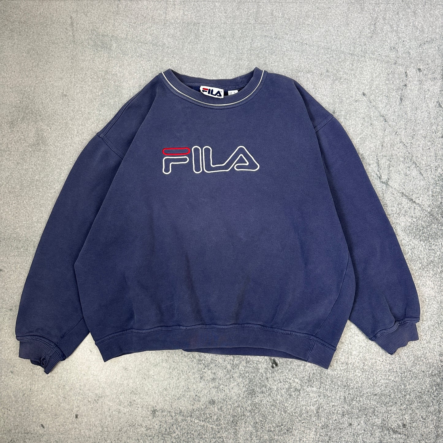 Vintage Fila Sweater Marineblau (XL)
