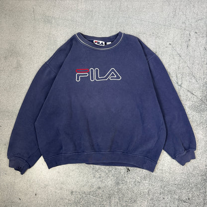 Vintage Fila Sweater Marineblau (XL)