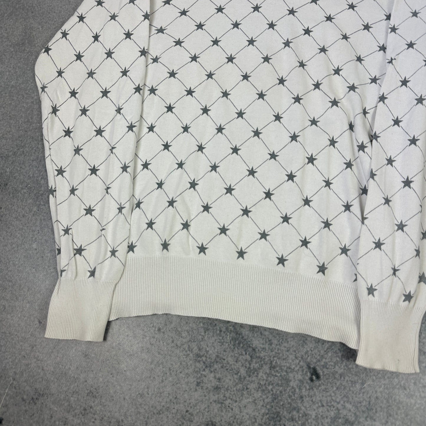 Fishbone Sweater Weiß (L)