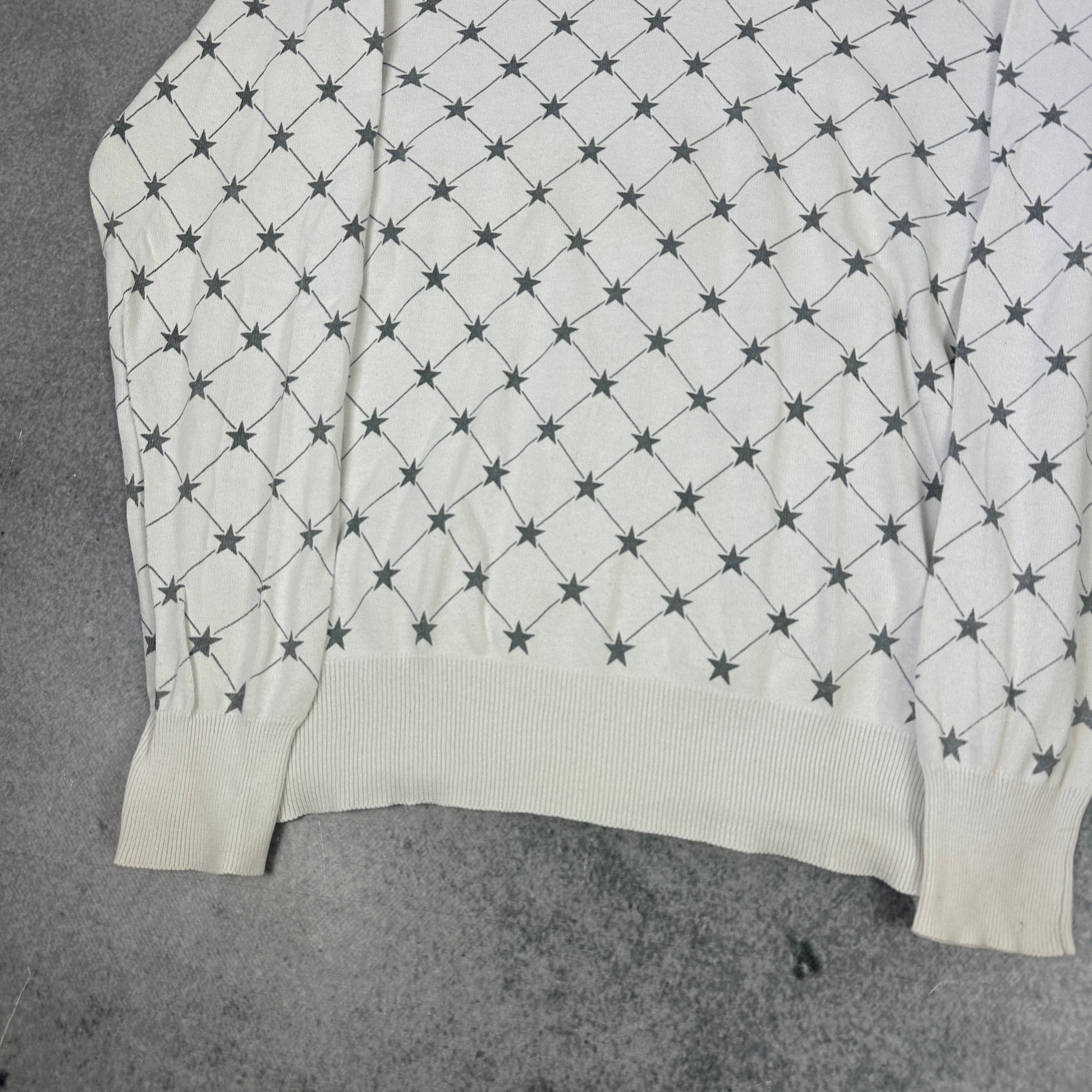 Fishbone Sweater Weiß (L)