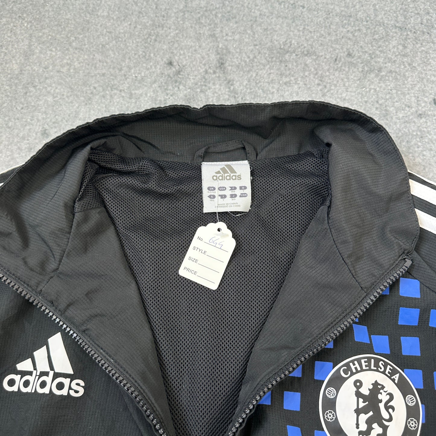 Adidas Chelsea FC Trainingsjacke Schwarz (L)