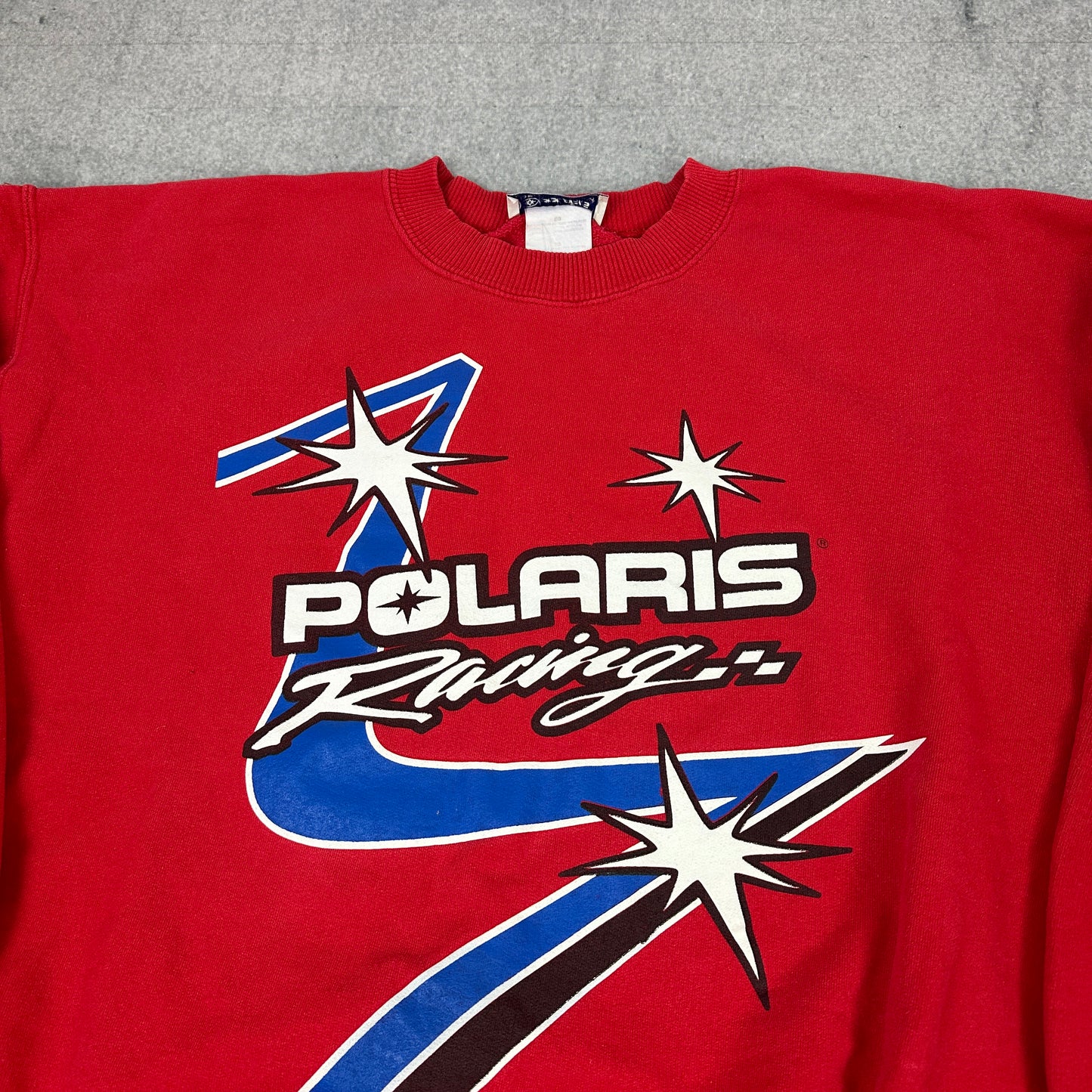 Vintage Polaris Racing Sweater Rot (XL)