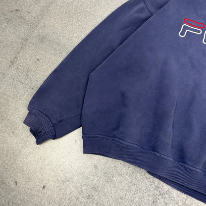 Vintage Fila Sweater Marineblau (XL)