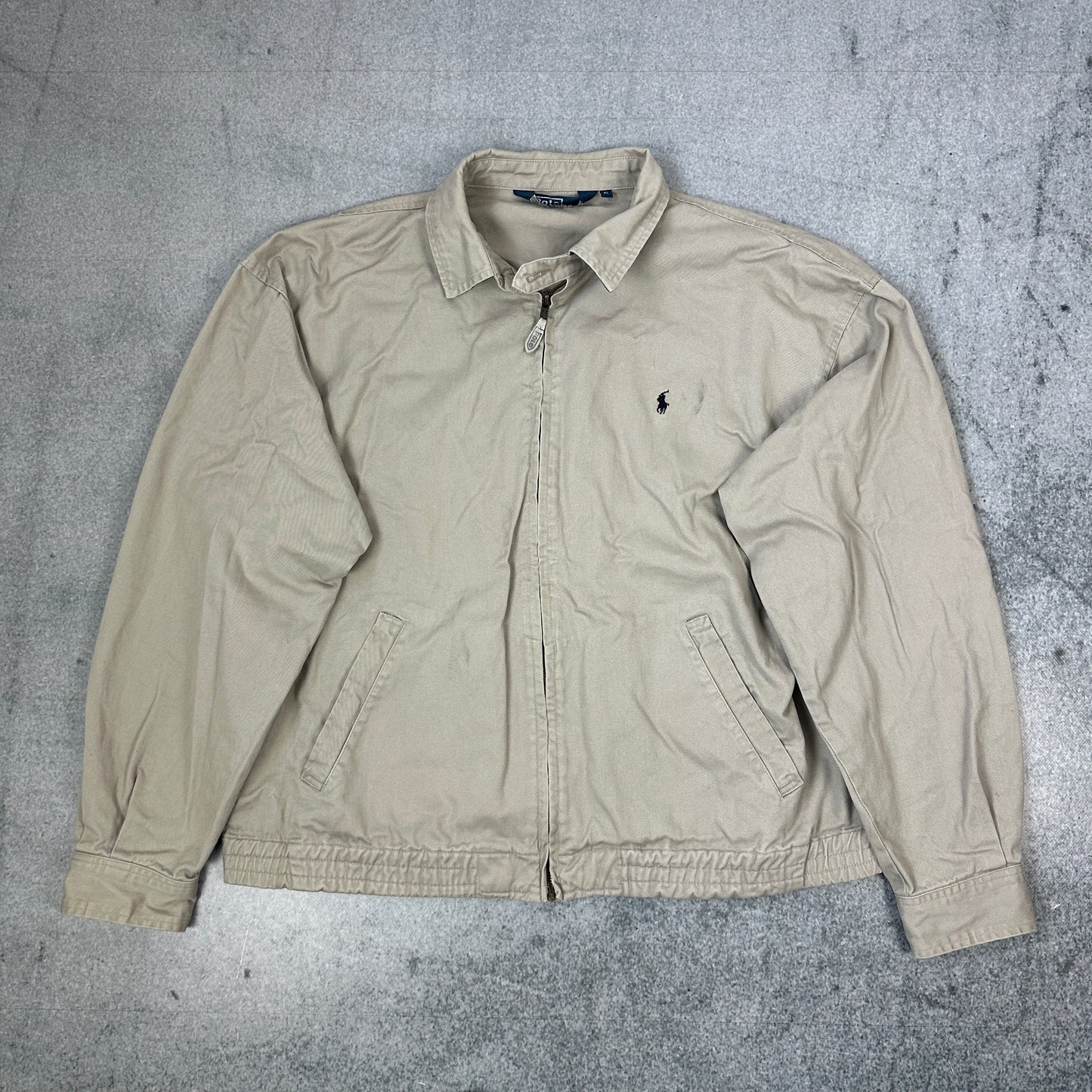 Vintage Polo Ralph Lauren Harrington Jacke Beige (XL)