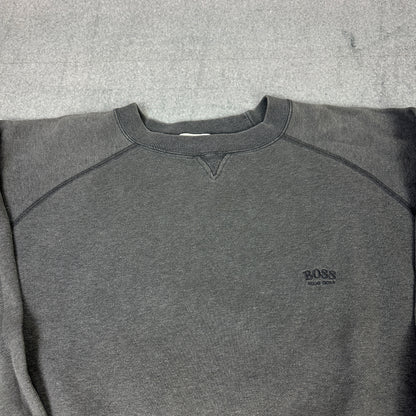 Vintage Hugo Boss Sweater Grau (XXL)