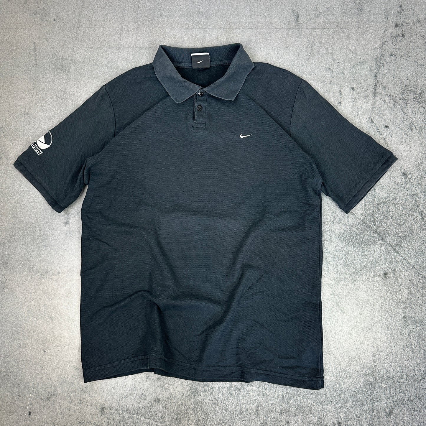 Vintage Nike Golf Poloshirt Schwarz (XL)