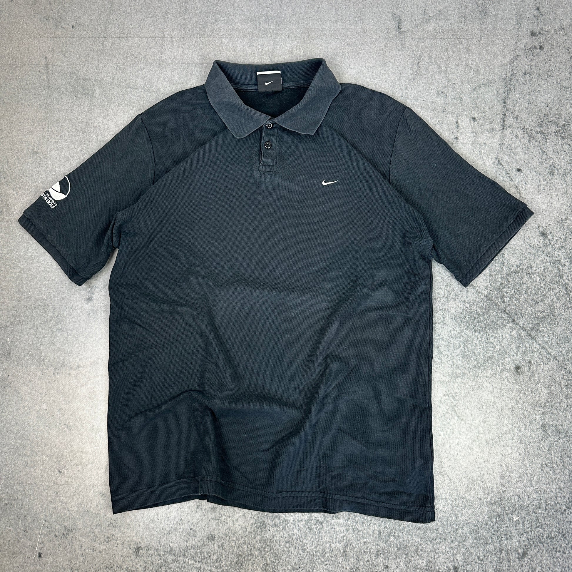 Vintage Nike Golf Poloshirt Schwarz (XL)