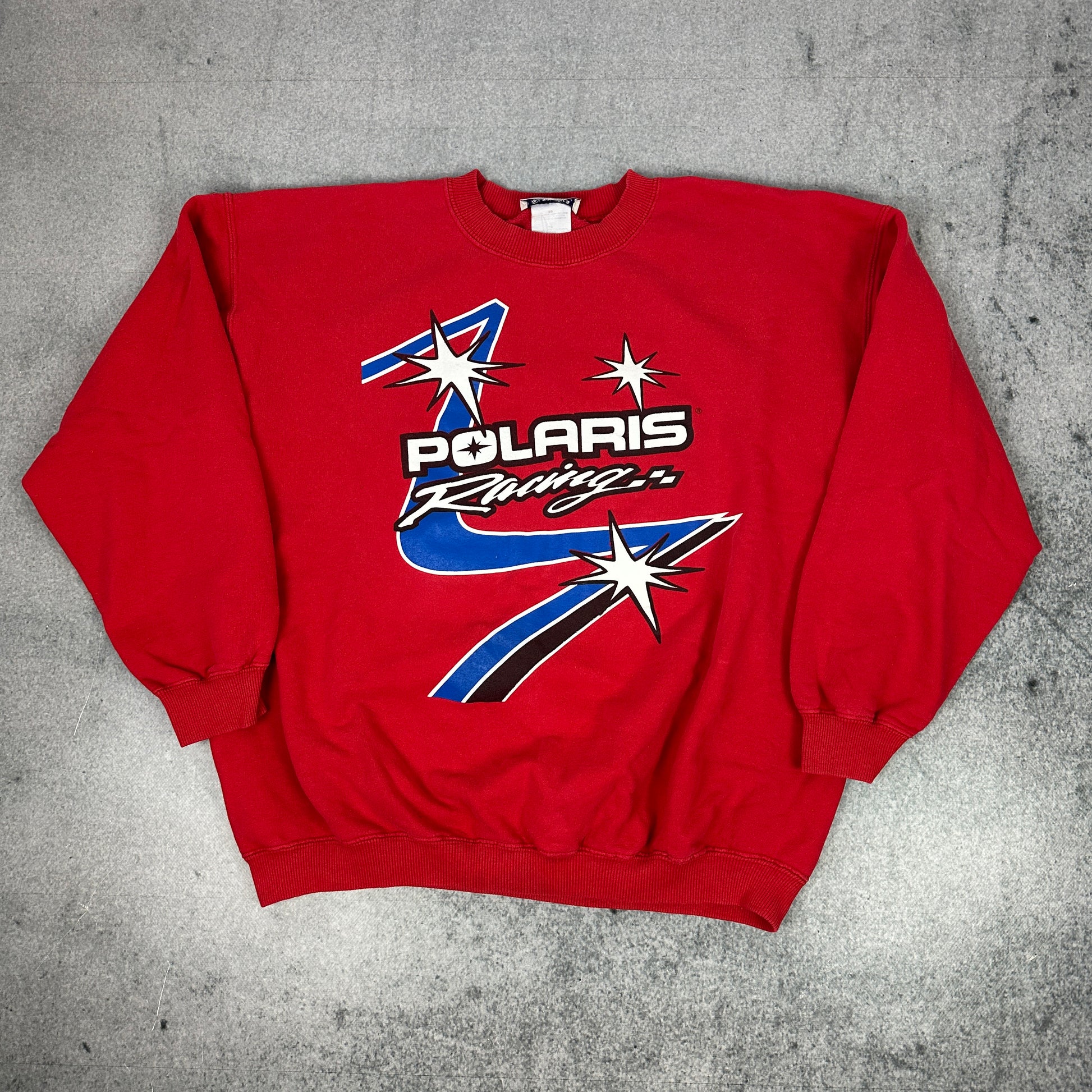 Vintage Polaris Racing Sweater Rot (XL)