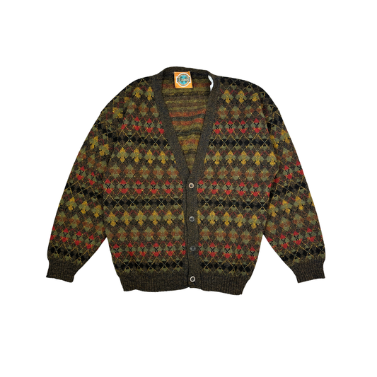Vintage Le Laurel Cardigan Braun (L) Pullover
