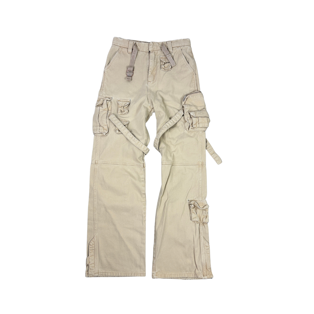 Trendt Vision Cargohose Jeans Beige (XS)