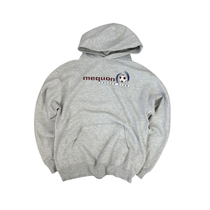 Vintage Jerzees Mequon Soccer Club Hoodie Grau (M)