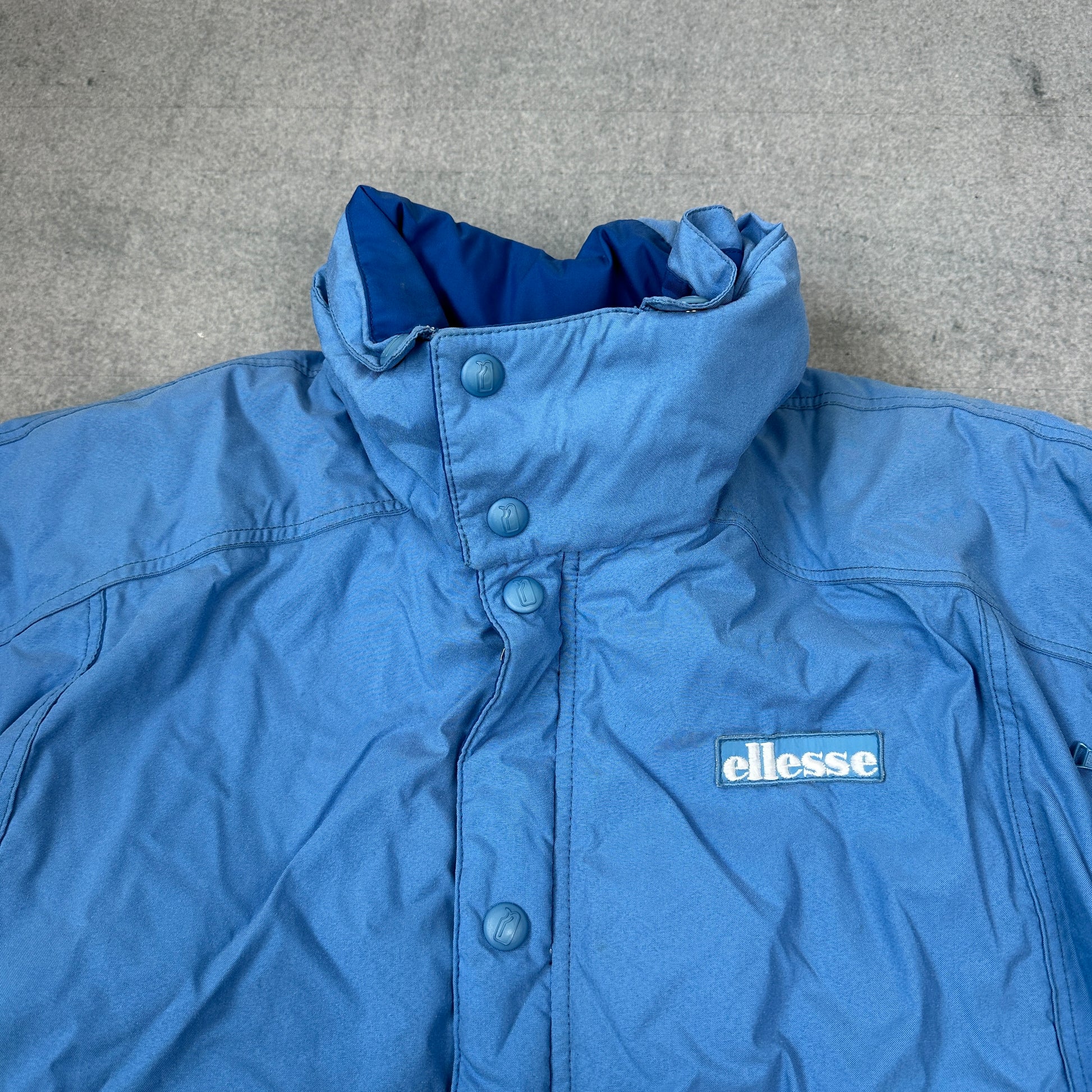 Vintage 80er Ellesse Jacke Blau (L)