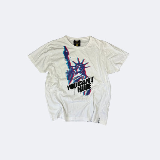 Vintage hommedelange T-Shirt Weiß L