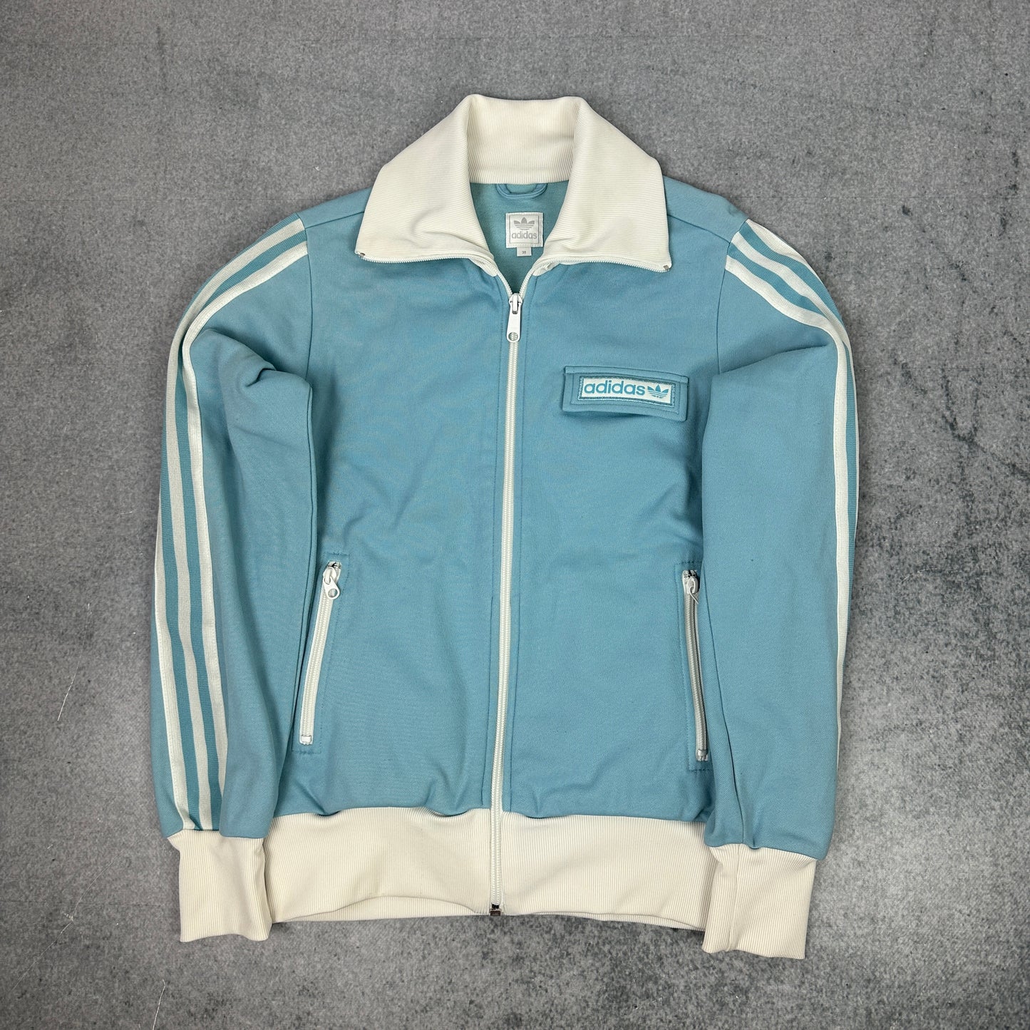 Retro Adidas adidas Trainingsjacke Blau (39)