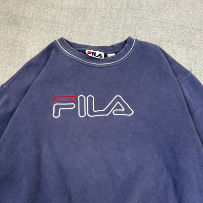 Vintage Fila Sweater Marineblau (XL)