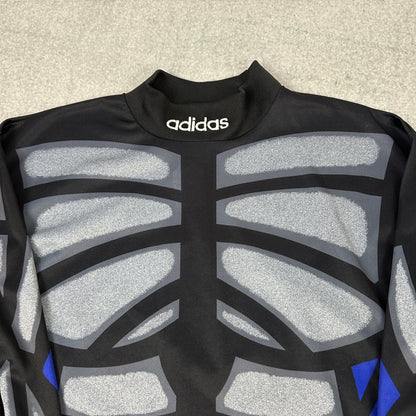 90er Adidas Torwarttrikot "Terminator" Trikot Schwarz (XS)