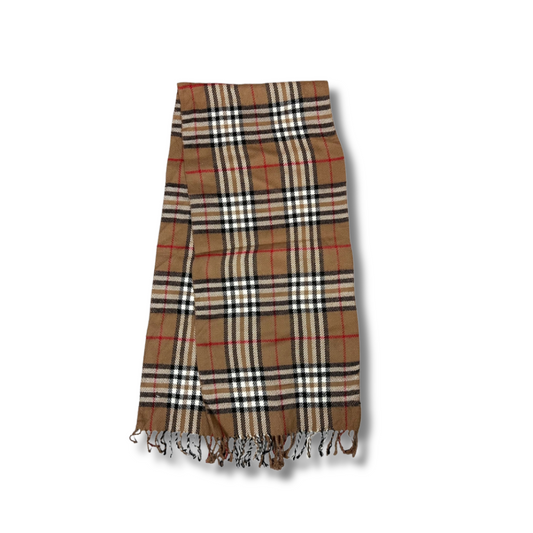 Vintage Burberry Cashmere Schal Braun