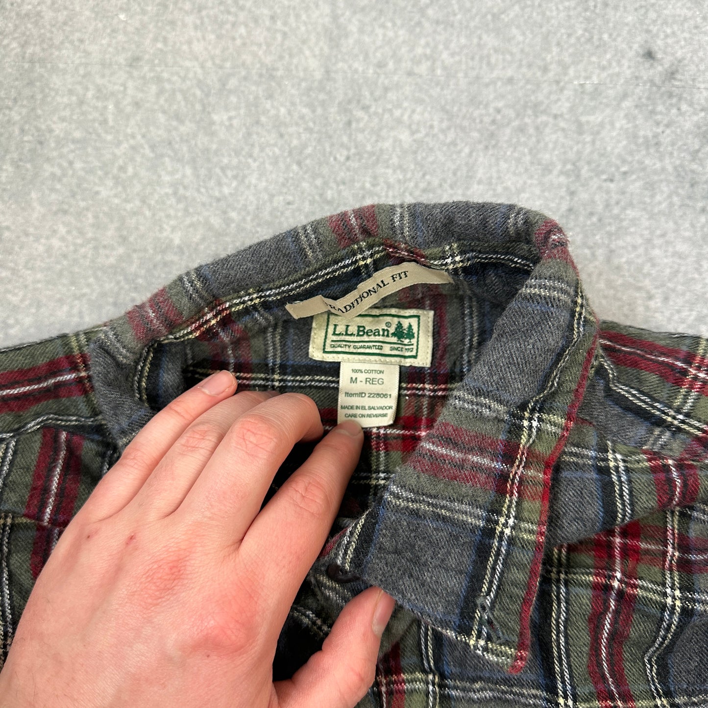 L.L.Bean Hemd Grau (M)