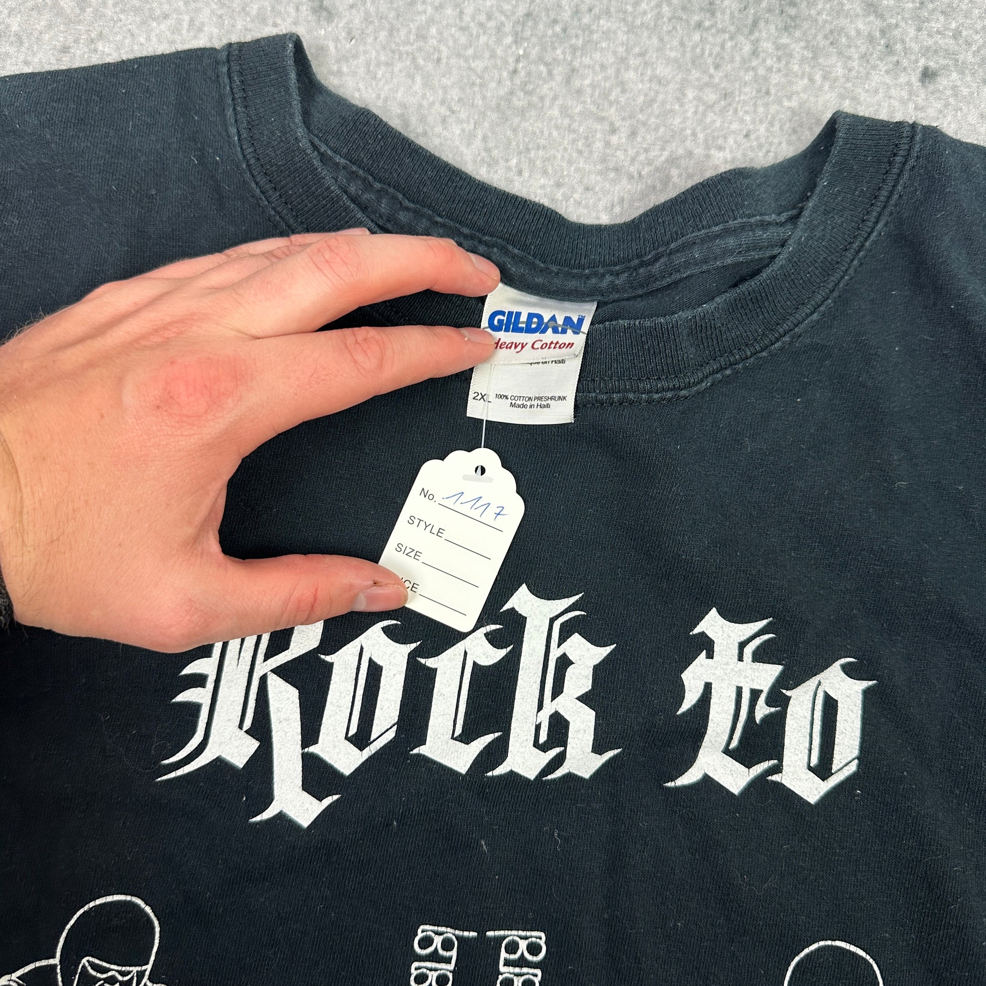 Gildan Rock to Westdale 2011 T-Shirt Schwarz (XXL)
