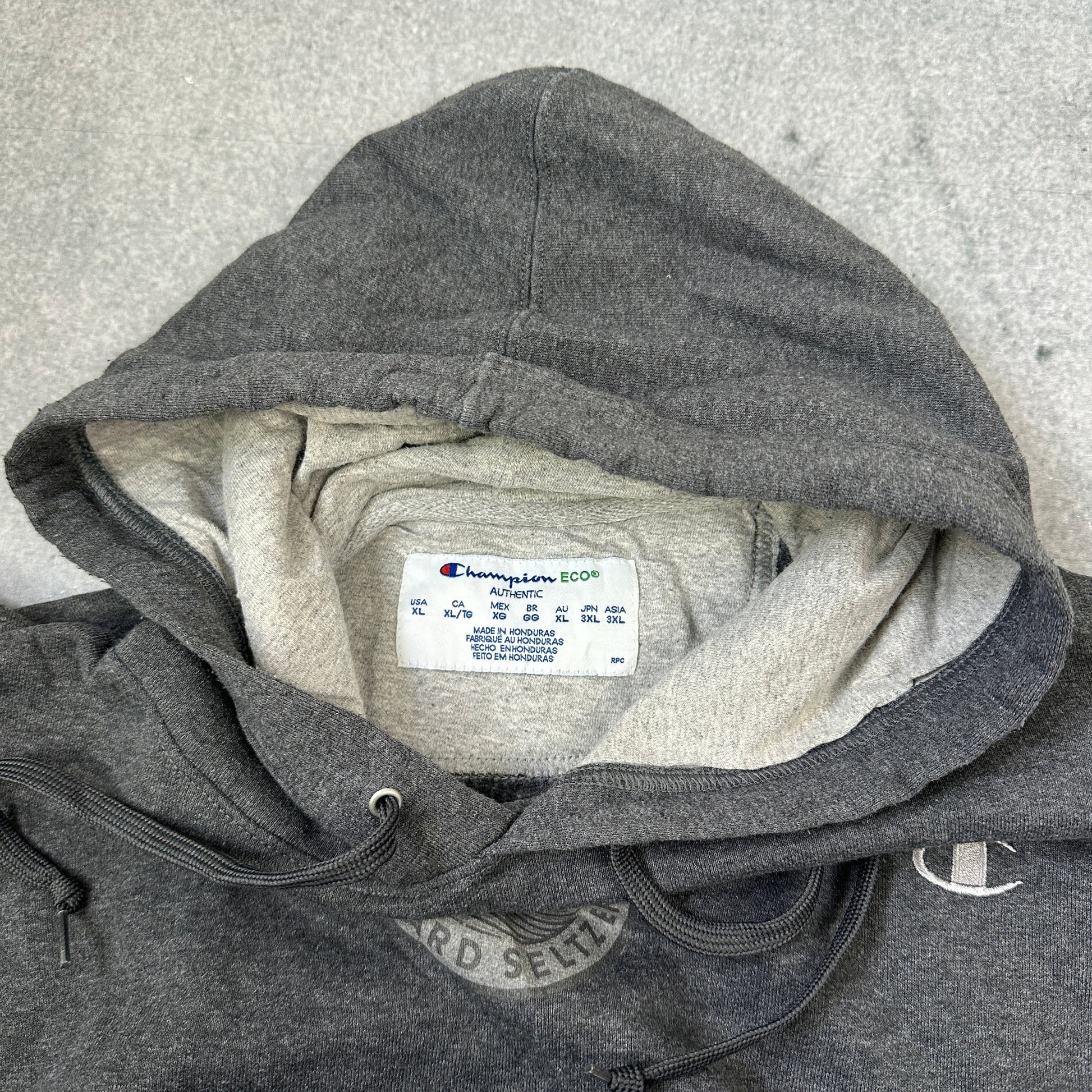 Vintage Champion White Claw Hard Seltzer Hoodie Grau (XL)