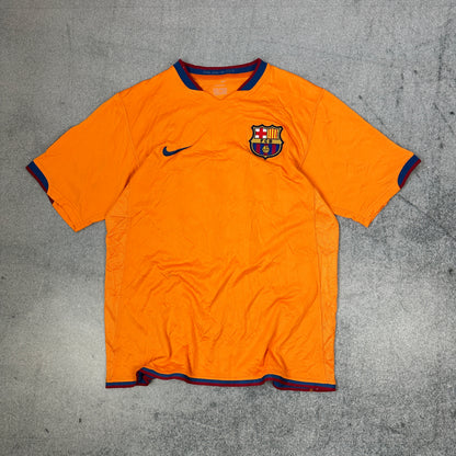 Nike FC Barcelona Trikot 2007-2008 Ronaldinho Orange (M)