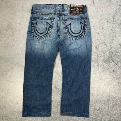 True Religion Baggy Jeans Blau (33)