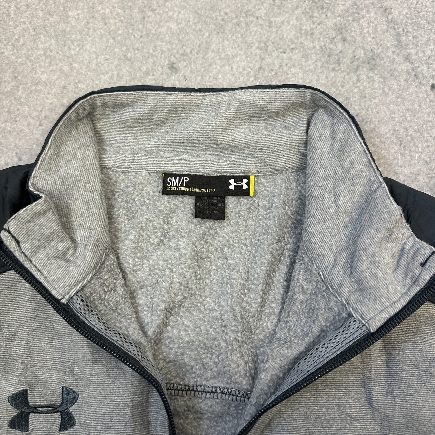 Under Armour Trinity-Byrnes Collegiate Performance Fleece Jacke Grau (M)
