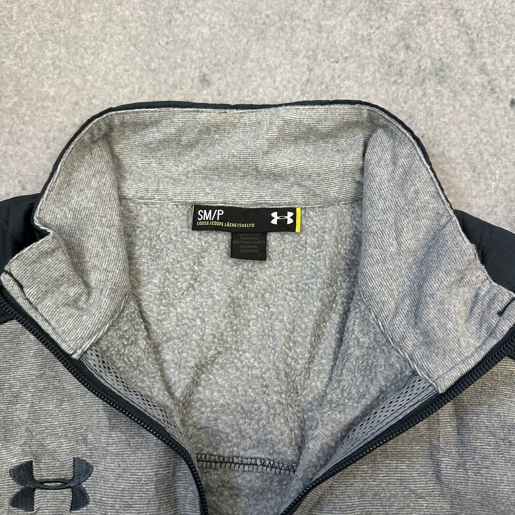 Under Armour Trinity-Byrnes Collegiate Performance Fleece Jacke Grau (M)