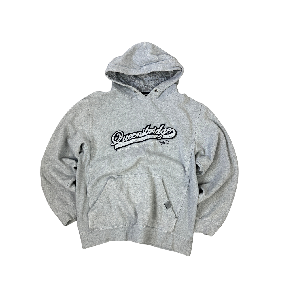 K1X Queensbridge You Can't Knock The Hustle Hoodie Grau (L)
