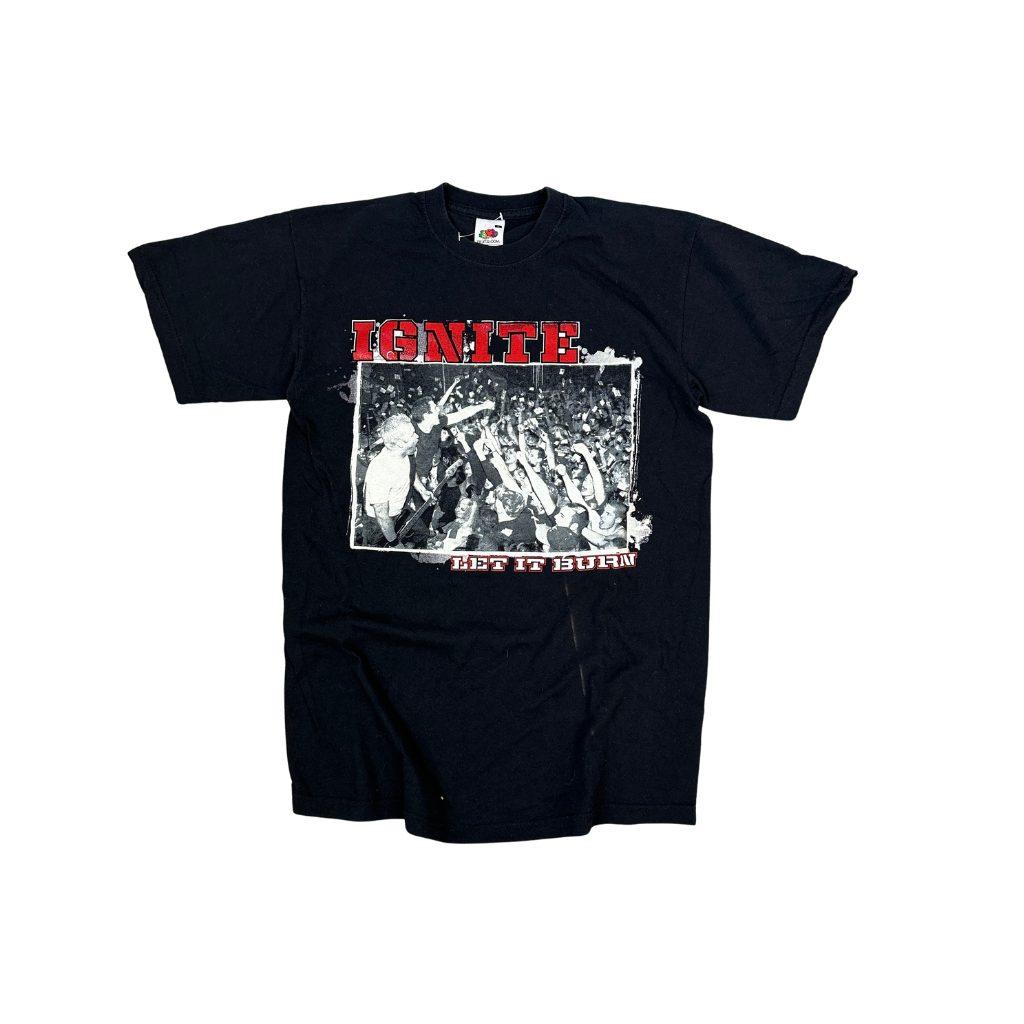 Fruit Of The Loom Ignite – Let It Burn T-Shirt Schwarz (S)