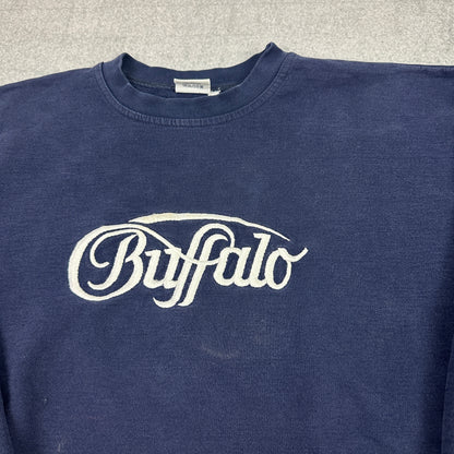Vintage Buffalo Collection Sweater Marineblau (M)