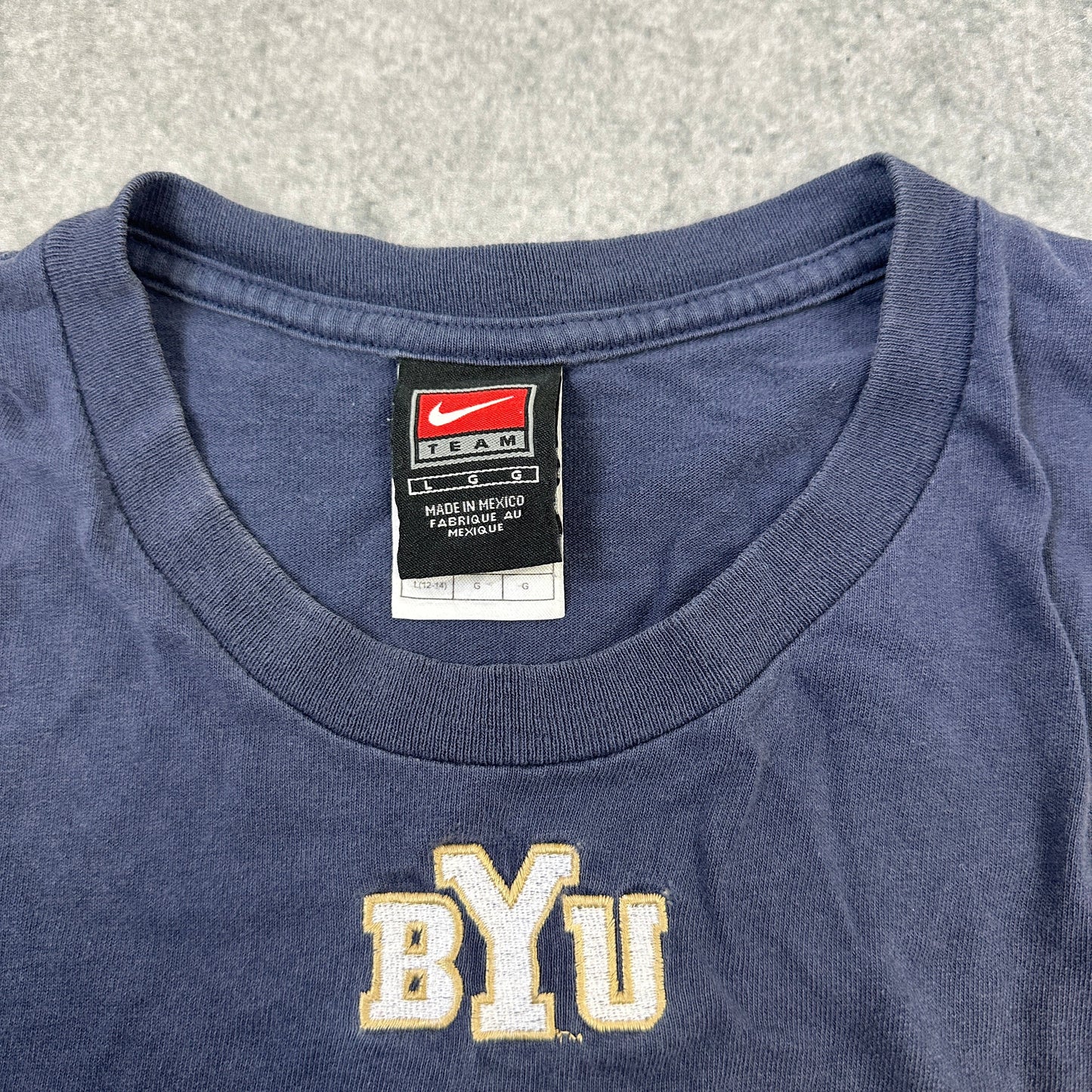 Nike Brigham Young Cougars Football T-shirt Marineblau (L)